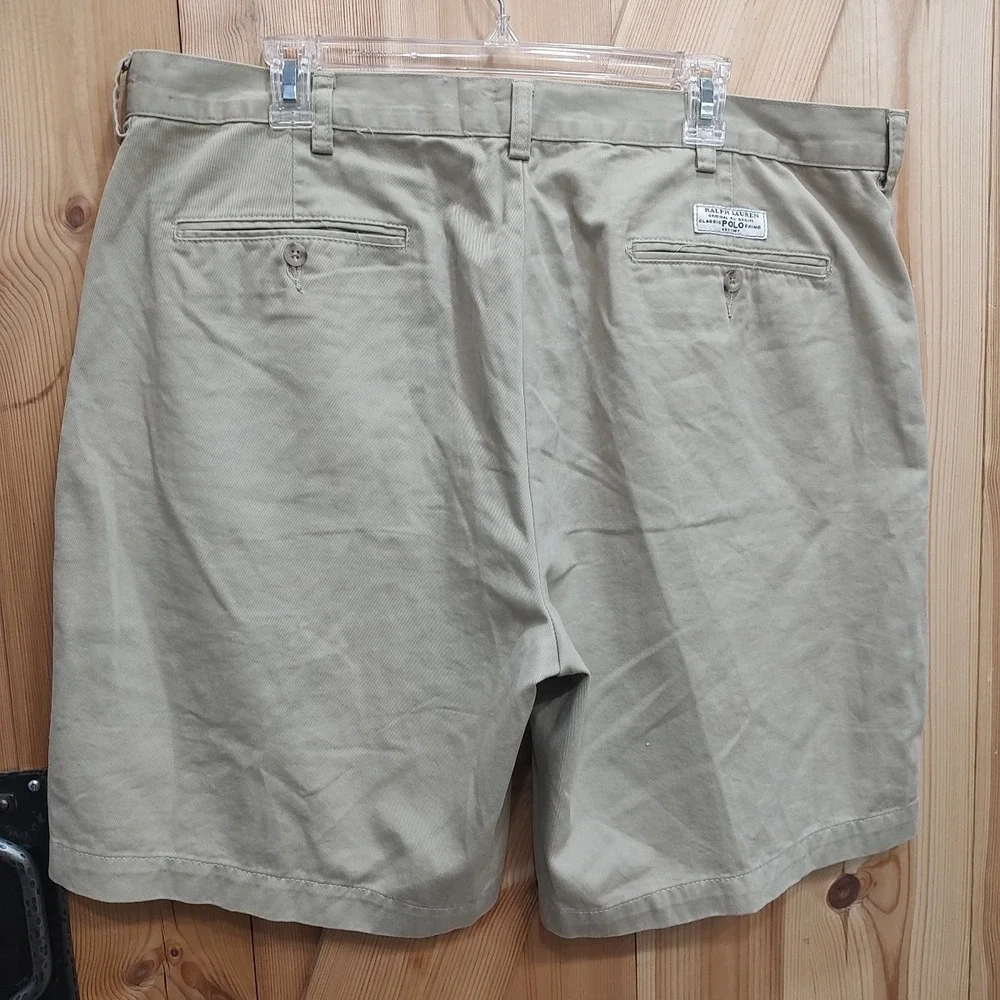 Polo Ralph Lauren The‎ Polo Chino Cotton Tan Shorts Size 40 Preppy Minimalist